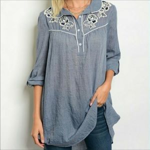 Tassels N Lace Lightweight Tunic